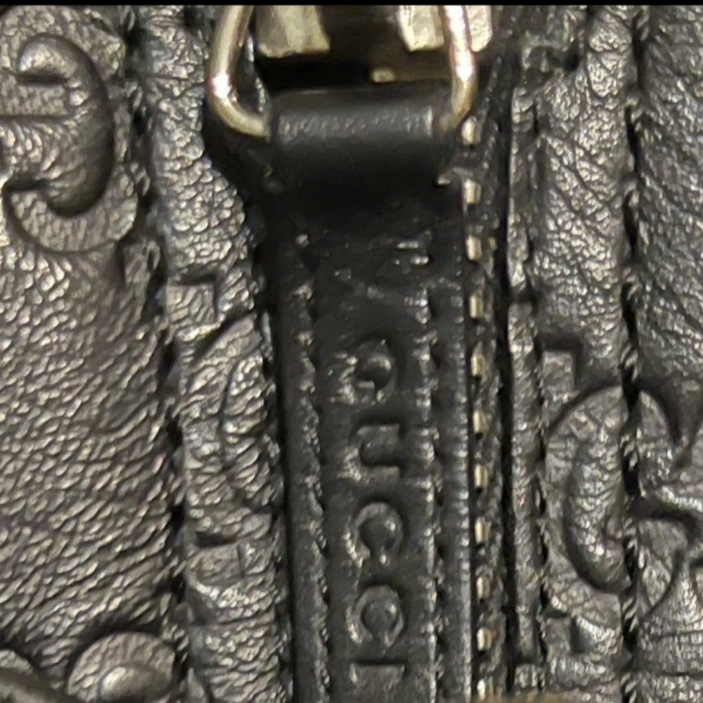 GUCCI GG Black Guccissima Leather
Ankle Moto Boots Size 39/8.5-9. VGUC 🔥 - Picture 5 of 11